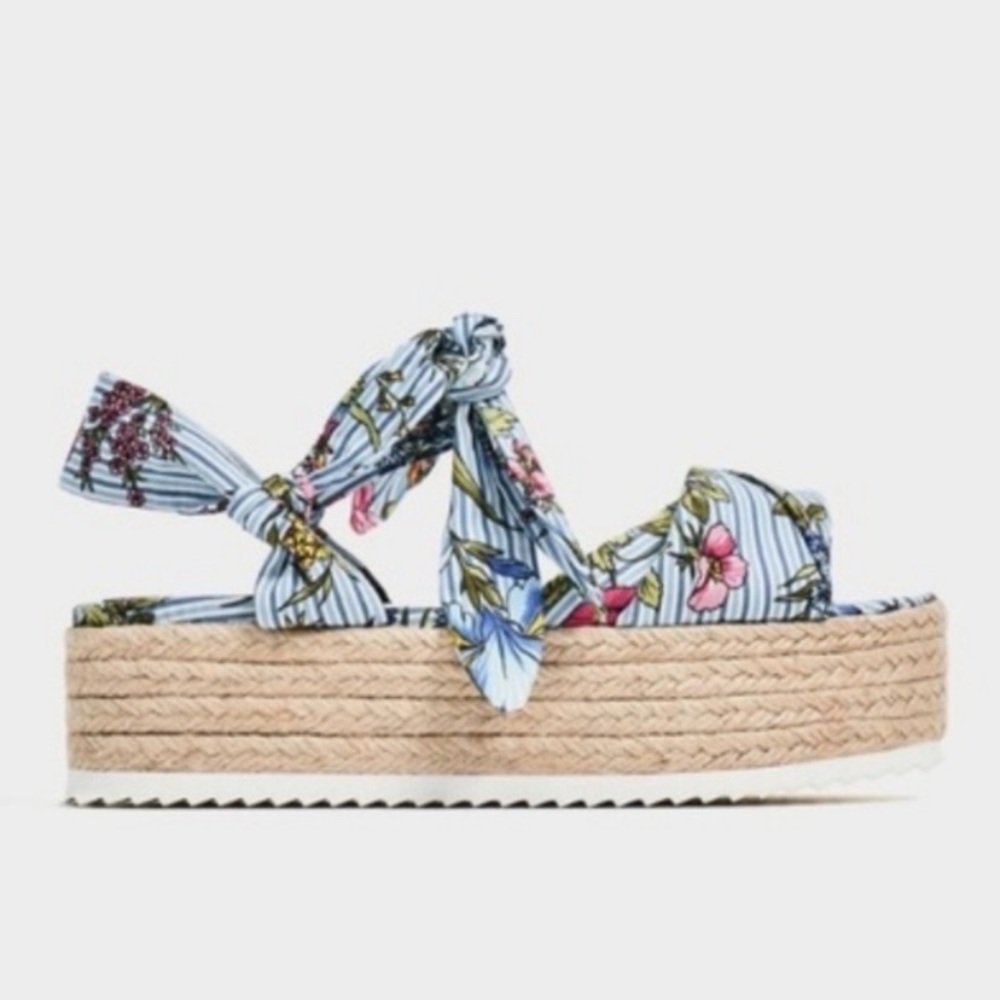 Zara platform espadrilles